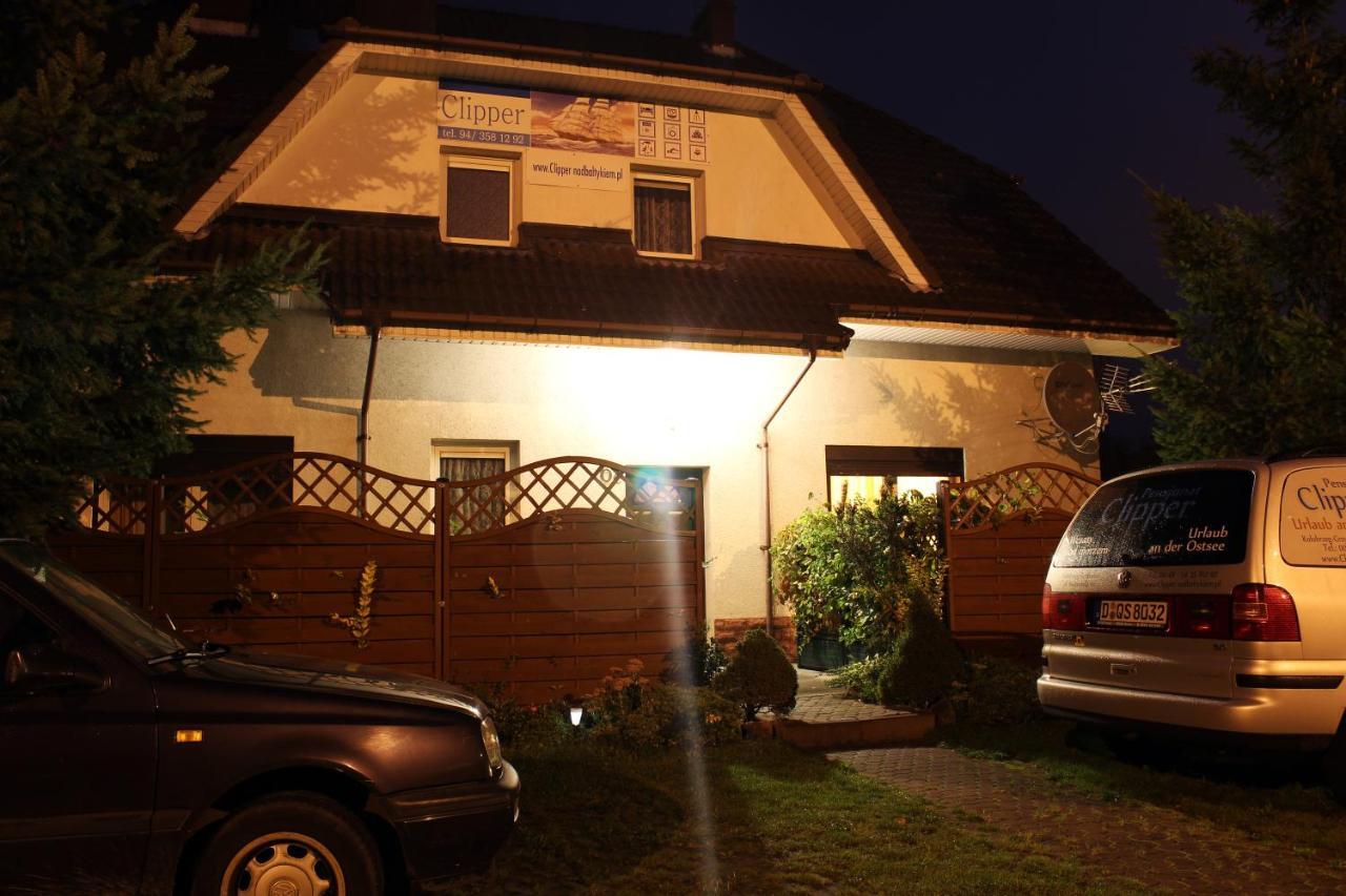 Villa Clipper - 5 minut od plaży Grzybowo  Exteriör bild